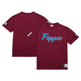 Peter Forsberg Colorado Avalanche Mitchell & Ness Premium Nickname Vintage Logo T-Shirt Sale