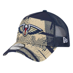New Orleans Pelicans Tip Off A-Frame Trucker 9FORTY Adjustable Hat Online