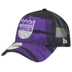 Sacramento Kings Tip Off A-Frame Trucker 9FORTY Adjustable Hat For Sale