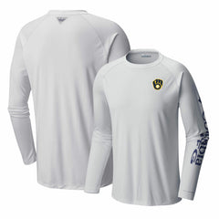 Milwaukee Brewers Columbia Terminal Tackle Long Sleeve T-Shirt | MLB For sale