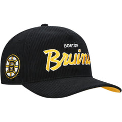 Boston Bruins '47 Crosstown Corduroy Hitch Adjustable Hat On Sale