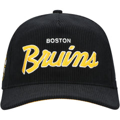 Boston Bruins '47 Crosstown Corduroy Hitch Adjustable Hat On Sale