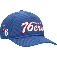 Philadelphia 76ers '47 Double Header Sidepatch Cord Hitch Adjustable Hat On Sale