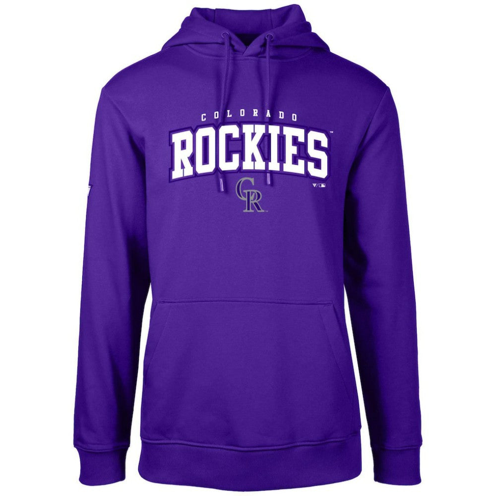 Colorado Rockies Levelwear Podium Team Arch Pullover Hoodie | MLB On Sale