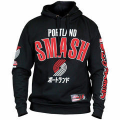 Portland Trail Blazers Hyperfly Unisex NBA x My Hero Academia All Might Smash Pullover Hoodie On Sale