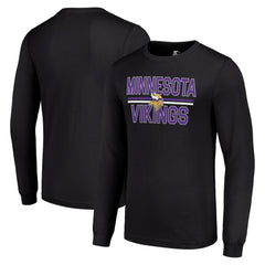 Minnesota Vikings Starter Team Mesh Print Graphic Long Sleeve T-Shirt