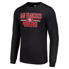 San Francisco 49ers Starter Team Mesh Print Graphic Long Sleeve T-Shirt