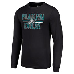 Philadelphia Eagles Starter Team Mesh Print Graphic Long Sleeve T-Shirt