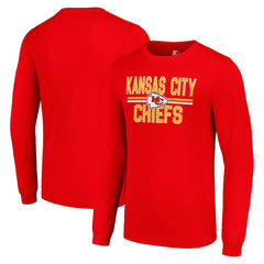 Kansas City Chiefs Starter Team Mesh Print Graphic Long Sleeve T-Shirt