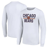 Chicago Bears Starter Team Mesh Print Graphic Long Sleeve T-Shirt