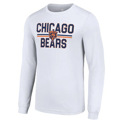 Chicago Bears Starter Team Mesh Print Graphic Long Sleeve T-Shirt