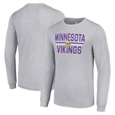 Minnesota Vikings Starter Team Mesh Print Graphic Long Sleeve T-Shirt