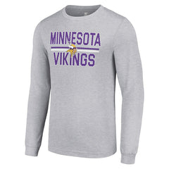 Minnesota Vikings Starter Team Mesh Print Graphic Long Sleeve T-Shirt