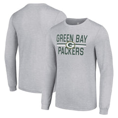 Green Bay Packers Starter Team Mesh Print Graphic Long Sleeve T-Shirt