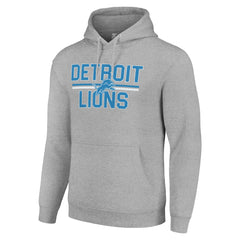 Detroit Lions Starter Unisex Team Mesh Print Graphic Tri-Blend Pullover Hoodie
