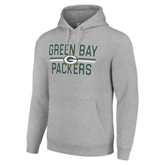 Green Bay Packers Starter Unisex Team Mesh Print Graphic Tri-Blend Pullover Hoodie