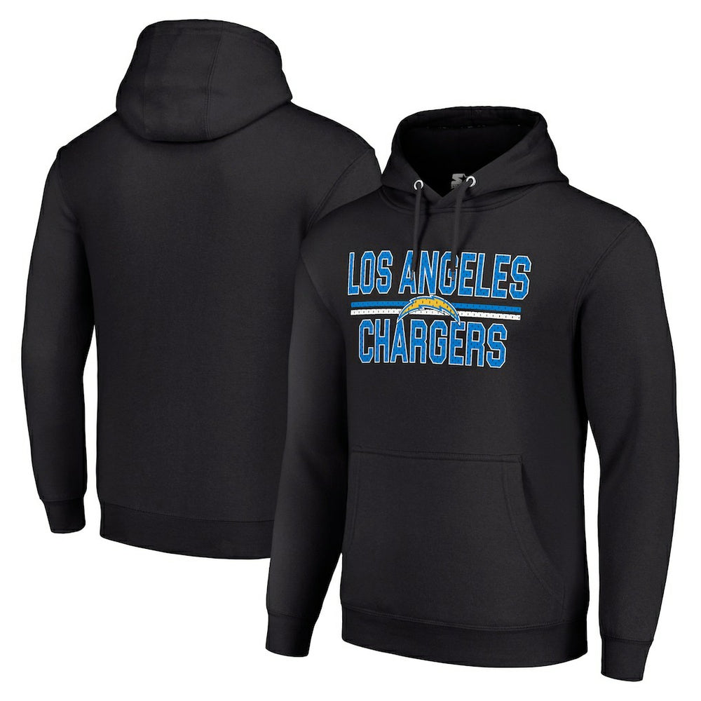 Los Angeles Chargers Starter Unisex Team Mesh Print Graphic Tri-Blend Pullover Hoodie