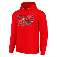 Atlanta Falcons Starter Unisex Team Mesh Print Graphic Tri-Blend Pullover Hoodie