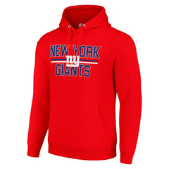 New York Giants Starter Unisex Team Mesh Print Graphic Tri-Blend Pullover Hoodie