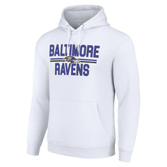 Baltimore Ravens Starter Unisex Team Mesh Print Graphic Tri-Blend Pullover Hoodie
