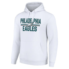 Philadelphia Eagles Starter Unisex Team Mesh Print Graphic Tri-Blend Pullover Hoodie