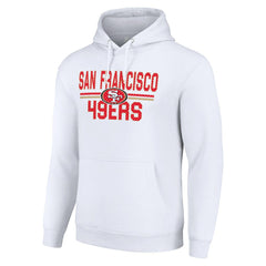 San Francisco 49ers Starter Unisex Team Mesh Print Graphic Tri-Blend Pullover Hoodie