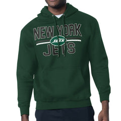 New York Jets Starter Unisex Team Mesh Print Graphic Tri-Blend Pullover Hoodie