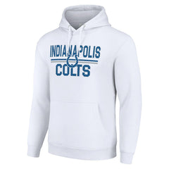 Indianapolis Colts Starter Unisex Team Mesh Print Graphic Tri-Blend Pullover Hoodie