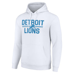 Detroit Lions Starter Unisex Team Mesh Print Graphic Tri-Blend Pullover Hoodie