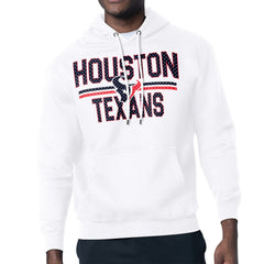 Houston Texans Starter Unisex Team Mesh Print Graphic Tri-Blend Pullover Hoodie