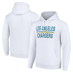 Los Angeles Chargers Starter Unisex Team Mesh Print Graphic Tri-Blend Pullover Hoodie
