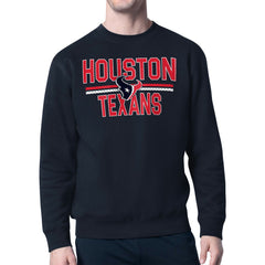 Houston Texans Starter Team Mesh Print Graphic Pullover Sweatshirt
