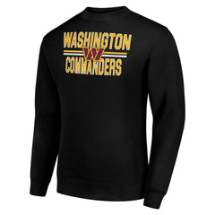 Washington Commanders Starter Team Mesh Print Graphic Pullover Sweatshirt