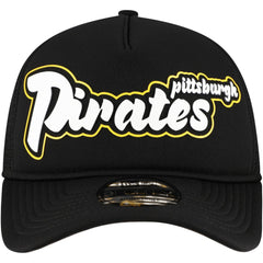 Pittsburgh Pirates New Era Retro Bold A-Frame Trucker 9FORTY Adjustable Hat | MLB Near me
