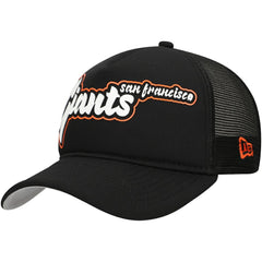 San Francisco Giants New Era Retro Bold A-Frame Trucker 9FORTY Adjustable Hat | MLB Outlet