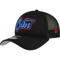 Chicago Cubs New Era Retro Bold A-Frame Trucker 9FORTY Adjustable Hat | MLB US