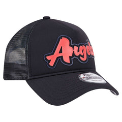Los Angeles Angels New Era Retro Bold A-Frame Trucker 9FORTY Adjustable Hat | MLB Online