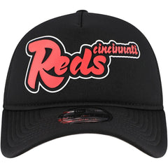 Cincinnati Reds New Era Retro Bold A-Frame Trucker 9FORTY Adjustable Hat | MLB Outlet