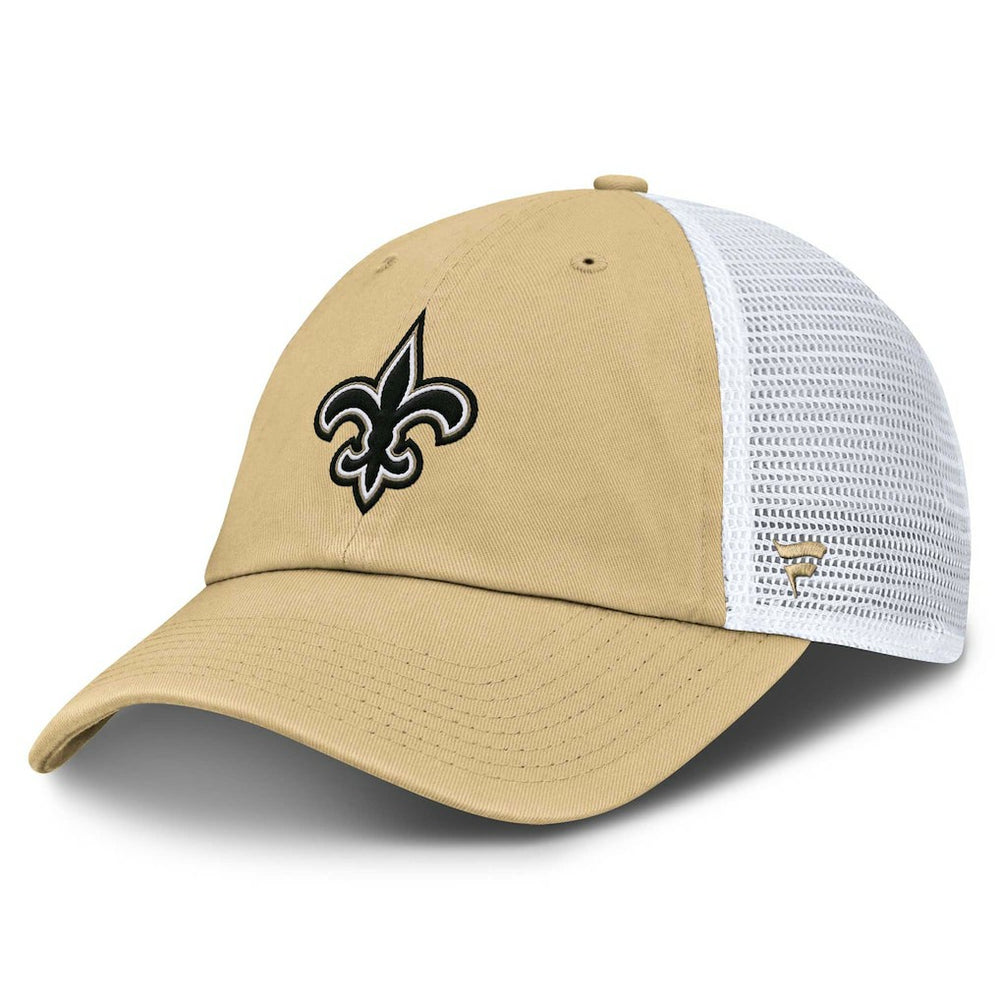 New Orleans Saints Fanatics Trucker Adjustable Hat