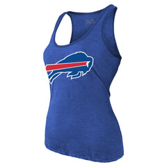 Buffalo Bills Josh Allen Majestic Threads Women's Name & Number Tri-Blend Tank Top