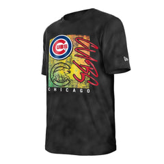 Chicago Cubs New Era Women's Sport Classics Enzyme Wash Oversized T-Shirt | MLB On Sale