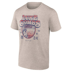 New York Giants Fanatics Luke Combs x Growin' Up and Gettin' Old Tour T-Shirt