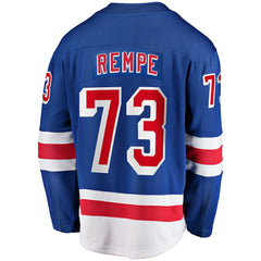 Matt Rempe New York Rangers Fanatics Home Breakaway Jersey On Sale