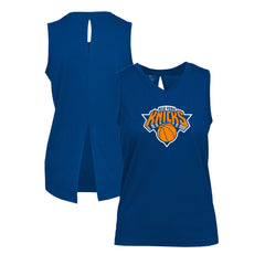 New York Knicks Levelwear Women's Paisley Core V-Neck Tank Top For Sale