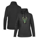 Milwaukee Bucks Levelwear Women's Loop Core Funnel Neck Pullover Sweatshirt Outlet