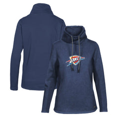 Oklahoma City Thunder Levelwear Women's Loop Core Funnel Neck Pullover Sweatshirt On Sale