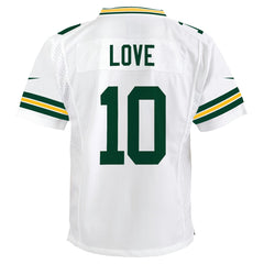 Green Bay Packers Nike Jordan Love Youth Game Jersey