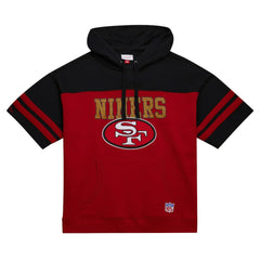 San Francisco 49ers Mitchell & Ness Off Field Vintage Logo Short Sleeve Pullover Hoodie