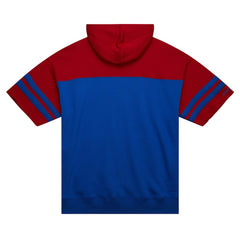 Buffalo Bills Mitchell & Ness Off Field Vintage Logo Short Sleeve Pullover Hoodie