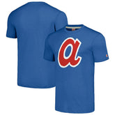 Atlanta Braves Homage Cooperstown Collection Hand-Drawn Logo Tri-Blend T-Shirt | MLB Discount